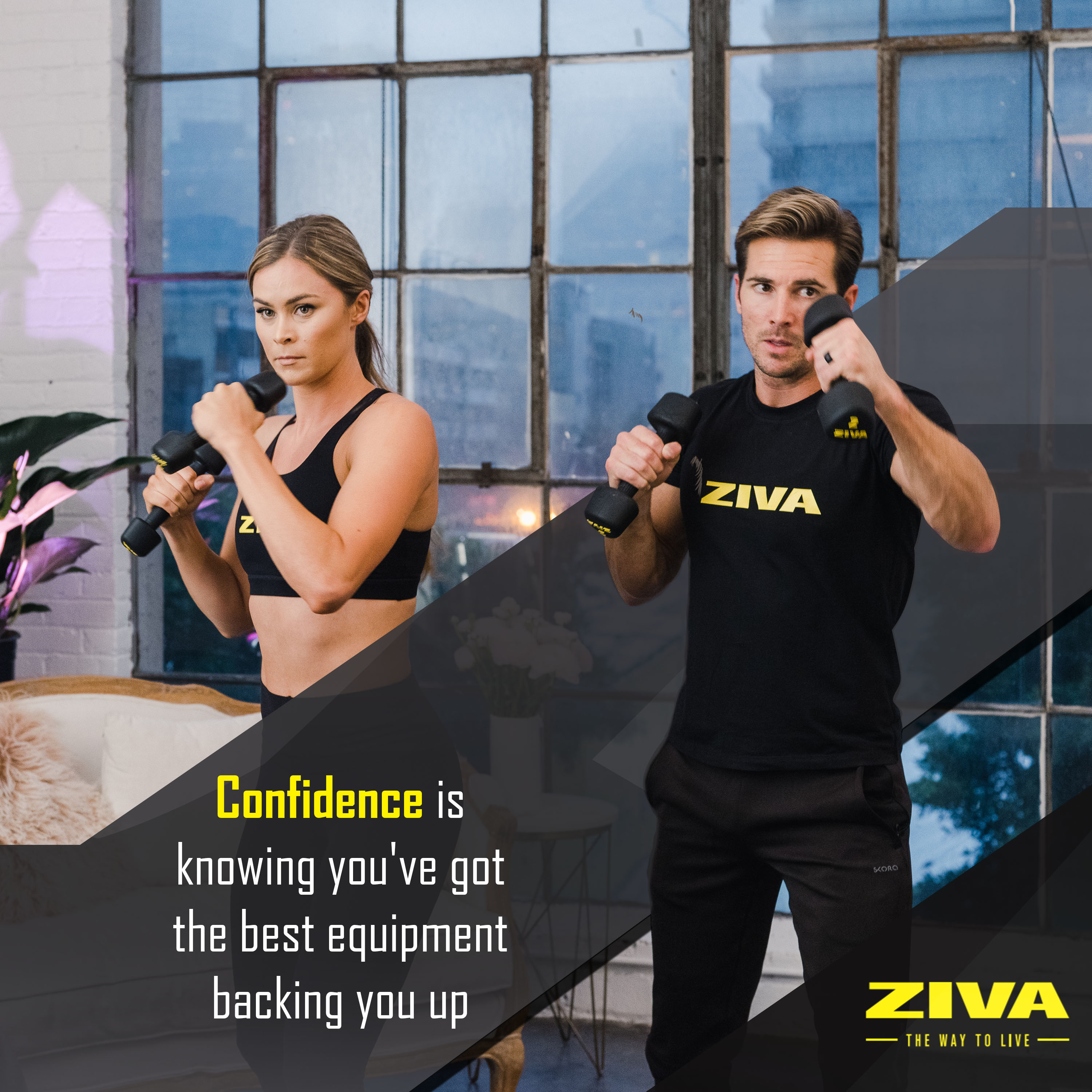 Confidence is knowing you have got the best equipment backing you up.
